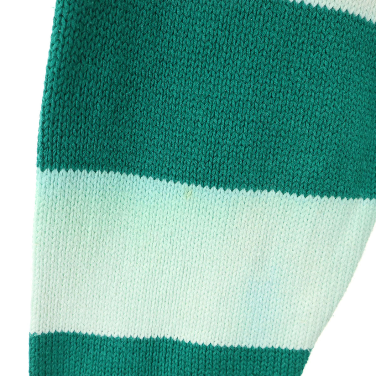 IZOD LACOSTE アイゾッドラコステ 90s オールド ボーダー柄 長袖 セーター L グリーン ニット メンズ