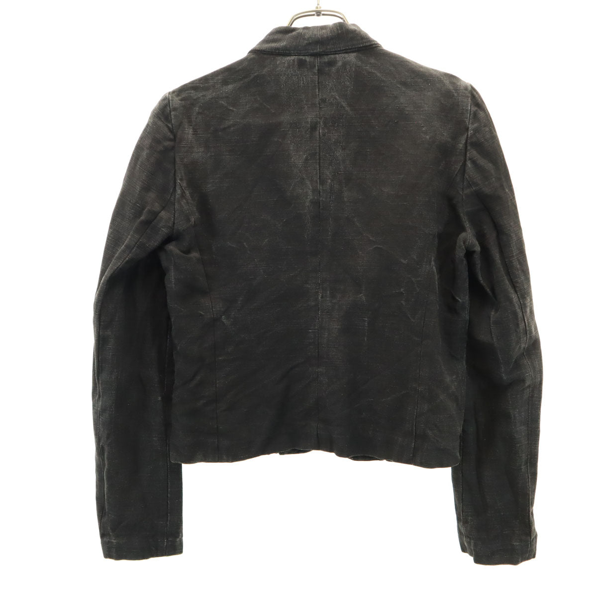 A.P.C. アーペーセー フランス製 リネンブレンド オールド ジャケット ダークグレー系 レディース