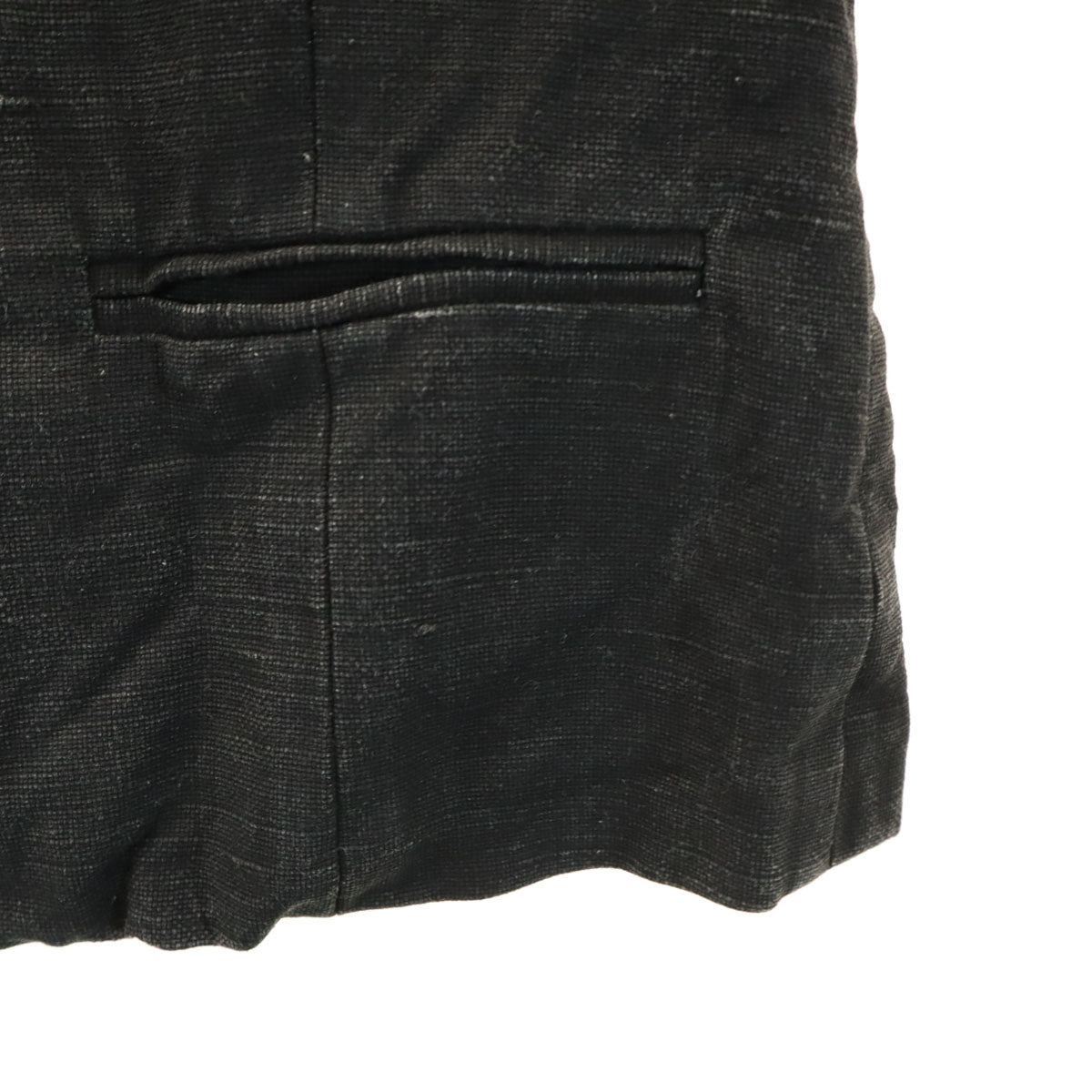 A.P.C. アーペーセー フランス製 リネンブレンド オールド ジャケット ダークグレー系 レディース