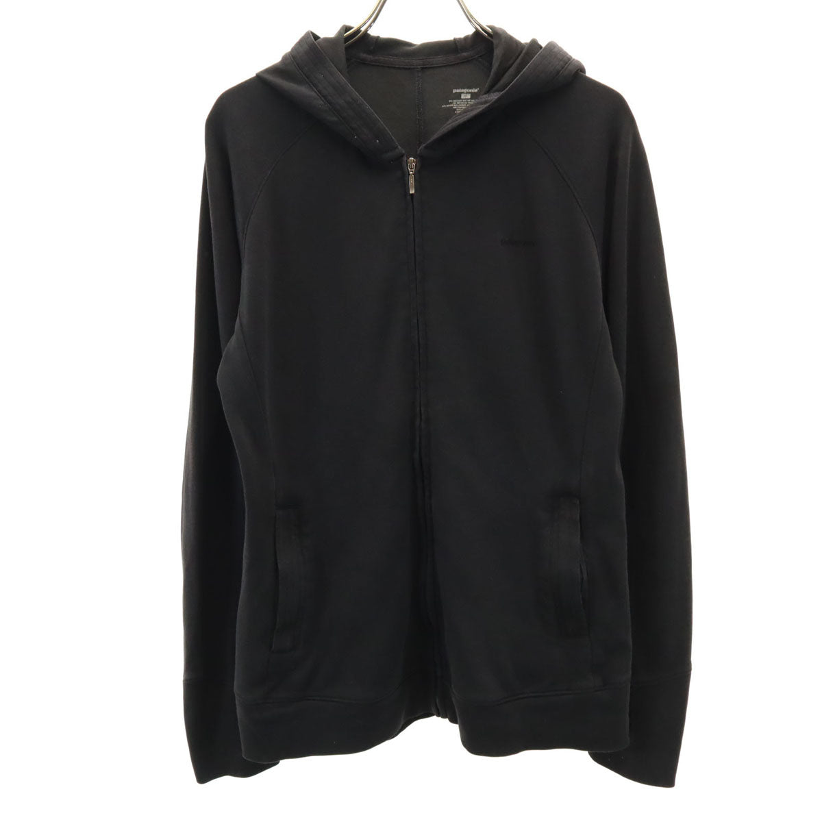 patagonia パタゴニア 長袖 ジップパーカー M ブラック アウトドア 53650FA11 メンズ