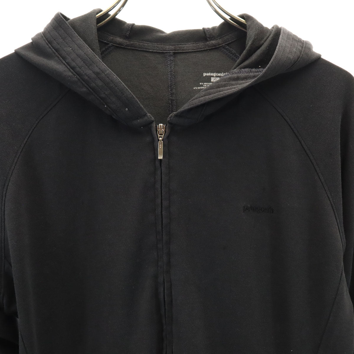 patagonia パタゴニア 長袖 ジップパーカー M ブラック アウトドア 53650FA11 メンズ
