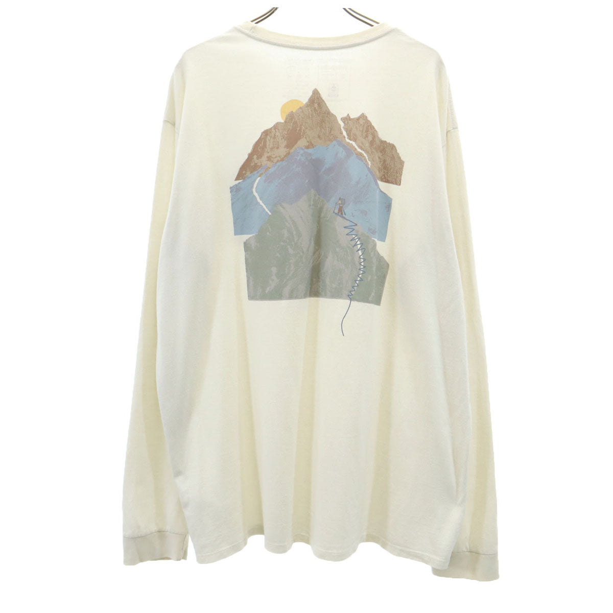 patagonia パタゴニア 長袖 Tシャツ M オフホワイト アウトドア STY37692FA23 メンズ