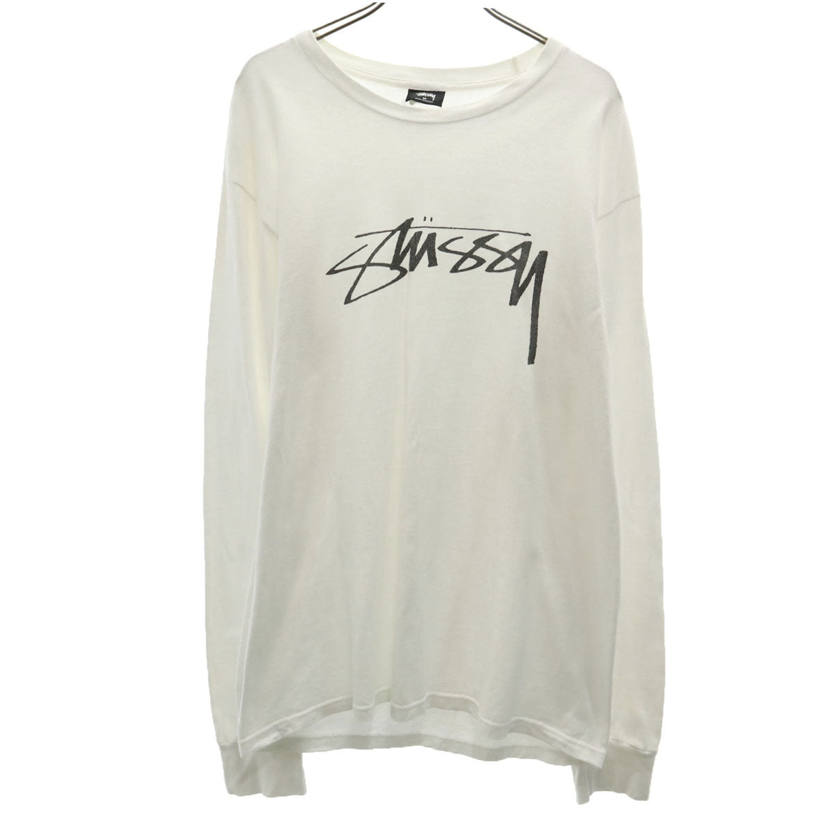 STUSSY ステューシー 長袖 Tシャツ M ホワイト系 メンズ