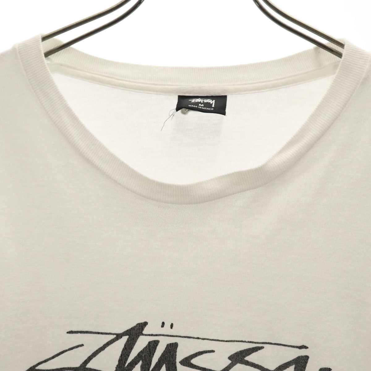 STUSSY ステューシー 長袖 Tシャツ M ホワイト系 メンズ