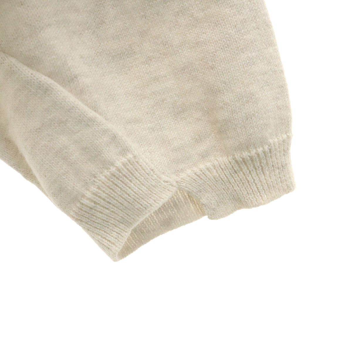 ZADIG&VOLTAIRE DELUXE ザディグエヴォルテールデラックス バック スカル 5分袖 ニットカーディガン TS ベージュ系 レディース