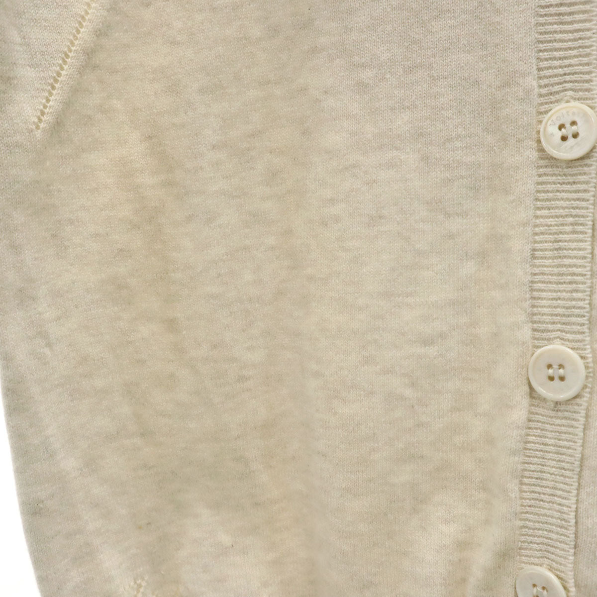 ZADIG&VOLTAIRE DELUXE ザディグエヴォルテールデラックス バック スカル 5分袖 ニットカーディガン TS ベージュ系 レディース