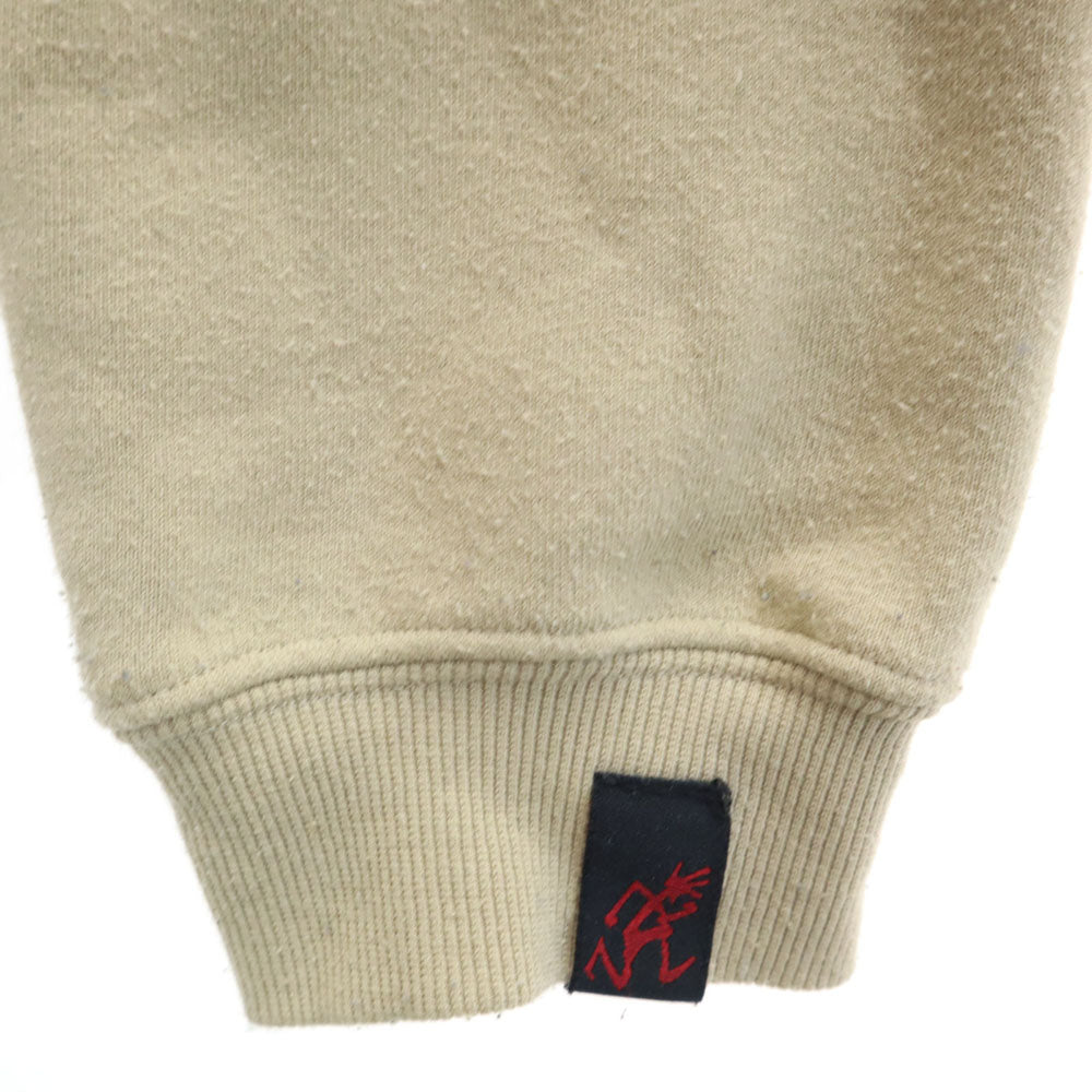 Gramicci グラミチ 長袖 スウェット トレーナー L ベージュ 裏起毛 メンズ