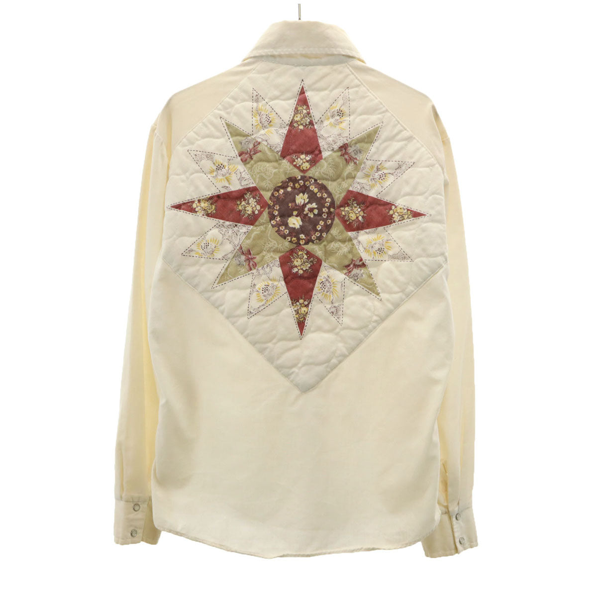 KENNINGTON ケニントン 70s ヴィンテージ 長袖 ウエスタンシャツ アイボリー メンズ