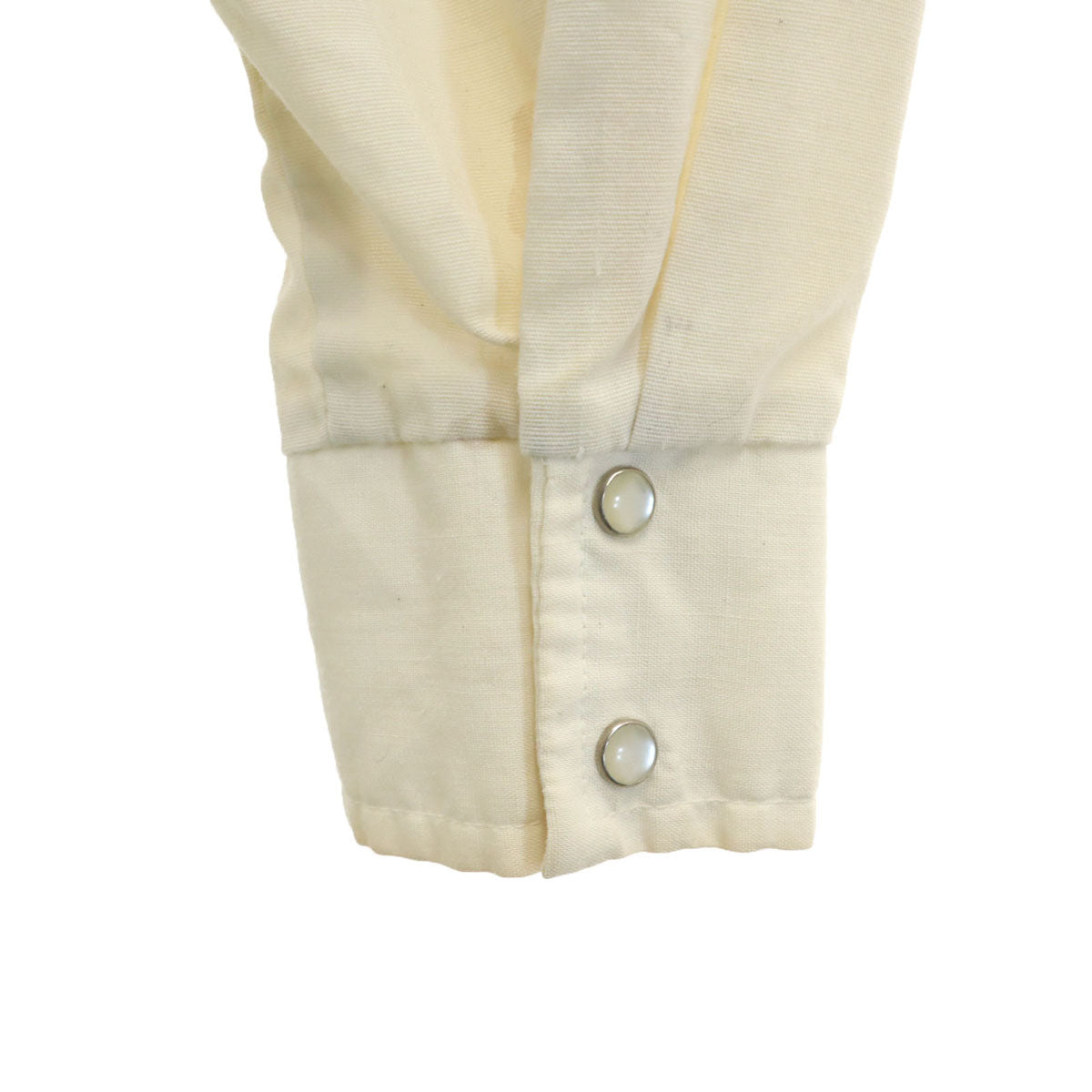 KENNINGTON ケニントン 70s ヴィンテージ 長袖 ウエスタンシャツ アイボリー メンズ