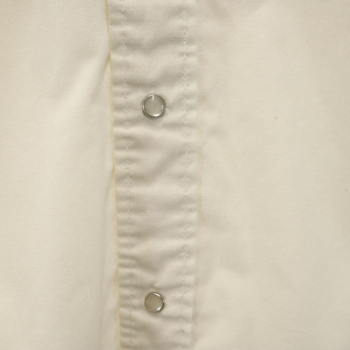 KENNINGTON ケニントン 70s ヴィンテージ 長袖 ウエスタンシャツ アイボリー メンズ