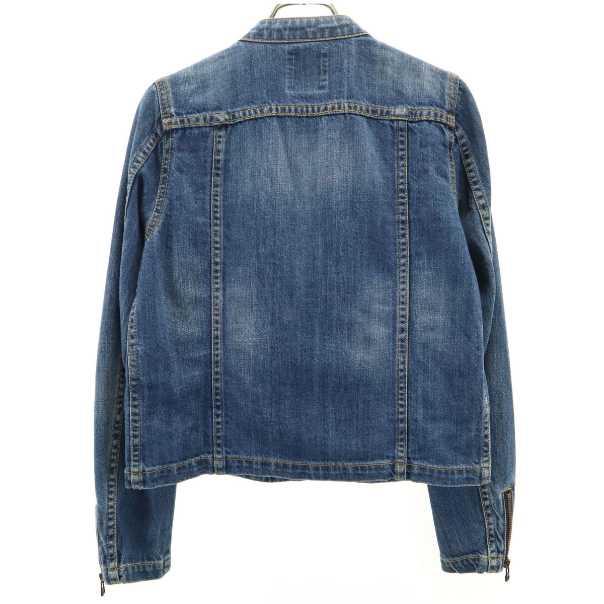 LANVIN en Bleu ランバンオンブルー デニムジャケット 38 ウォッシュブルー ジージャン レディース