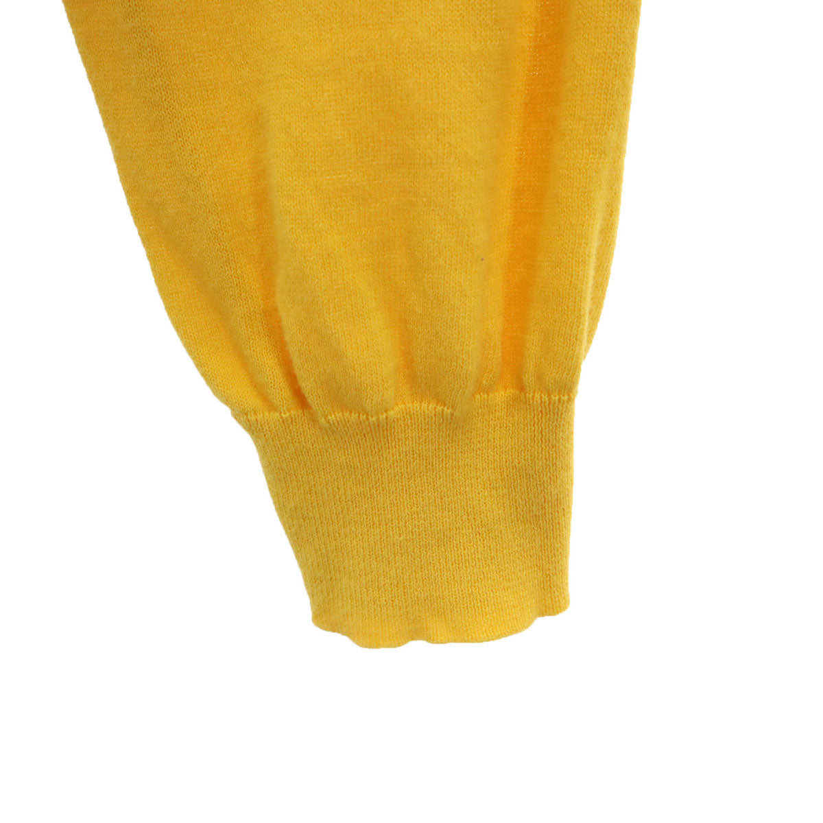 ELFORBR エルフォーブル 長袖 ニットカーディガン M イエロー レディース