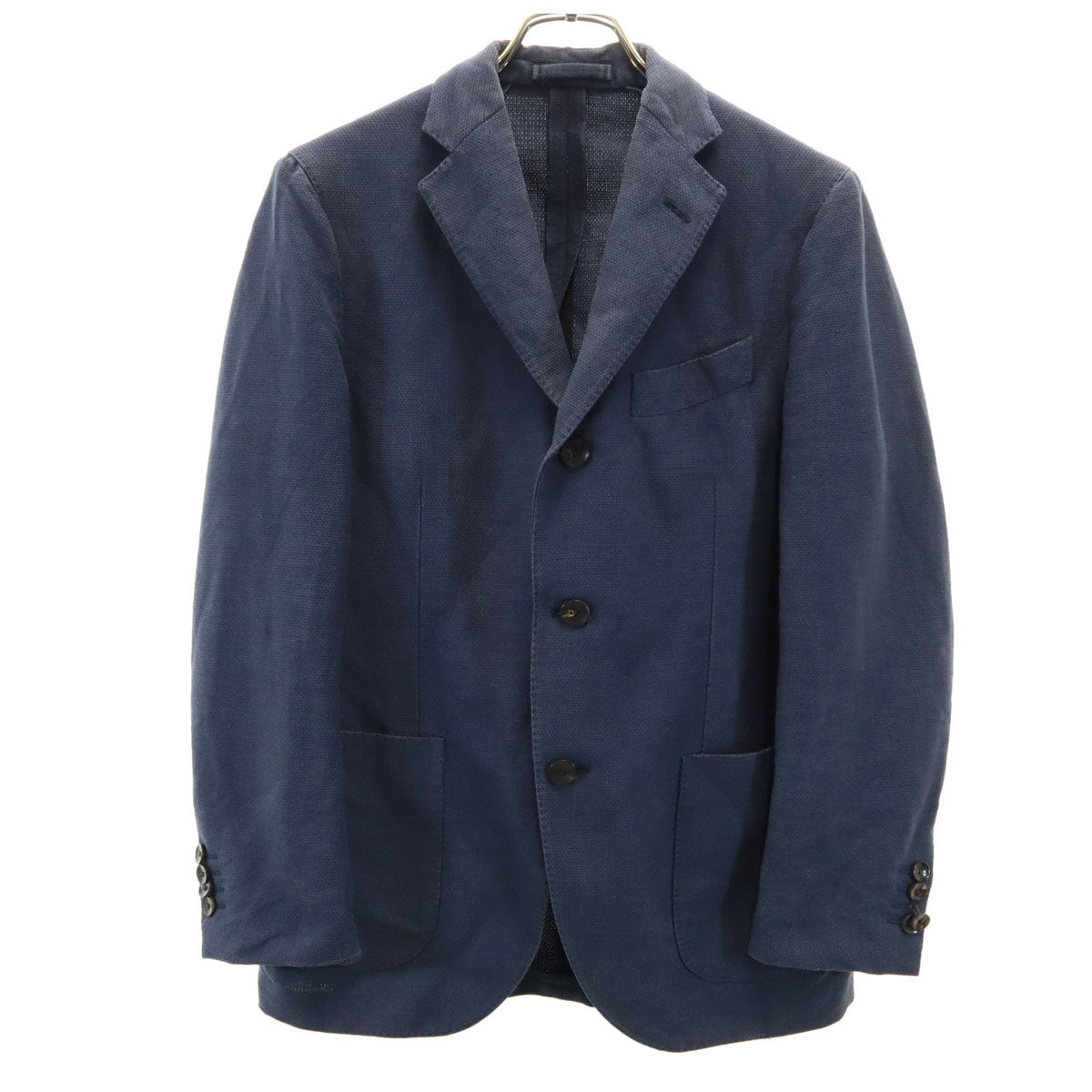 LARDINI ラルディーニ イタリア製 テーラードジャケット 44 ネイビー アンコン メンズ