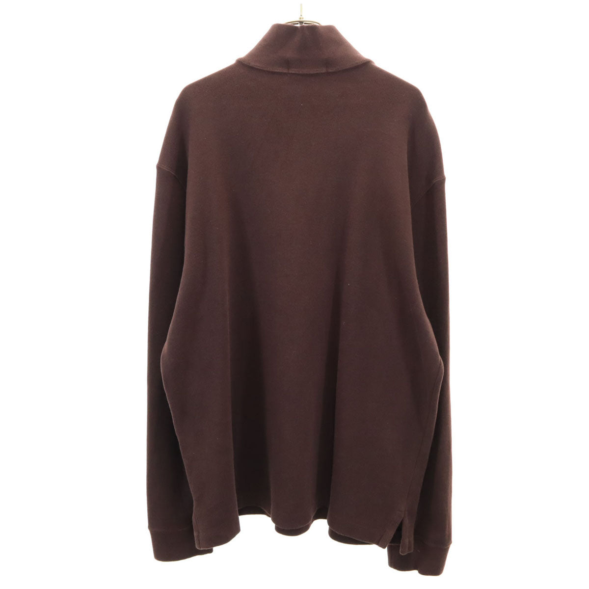 Polo by Ralph Lauren ポロバイラルフローレン 長袖 ハーフジップ セーター LL ブラウン ニット プルオーバー インパクト21 メンズ