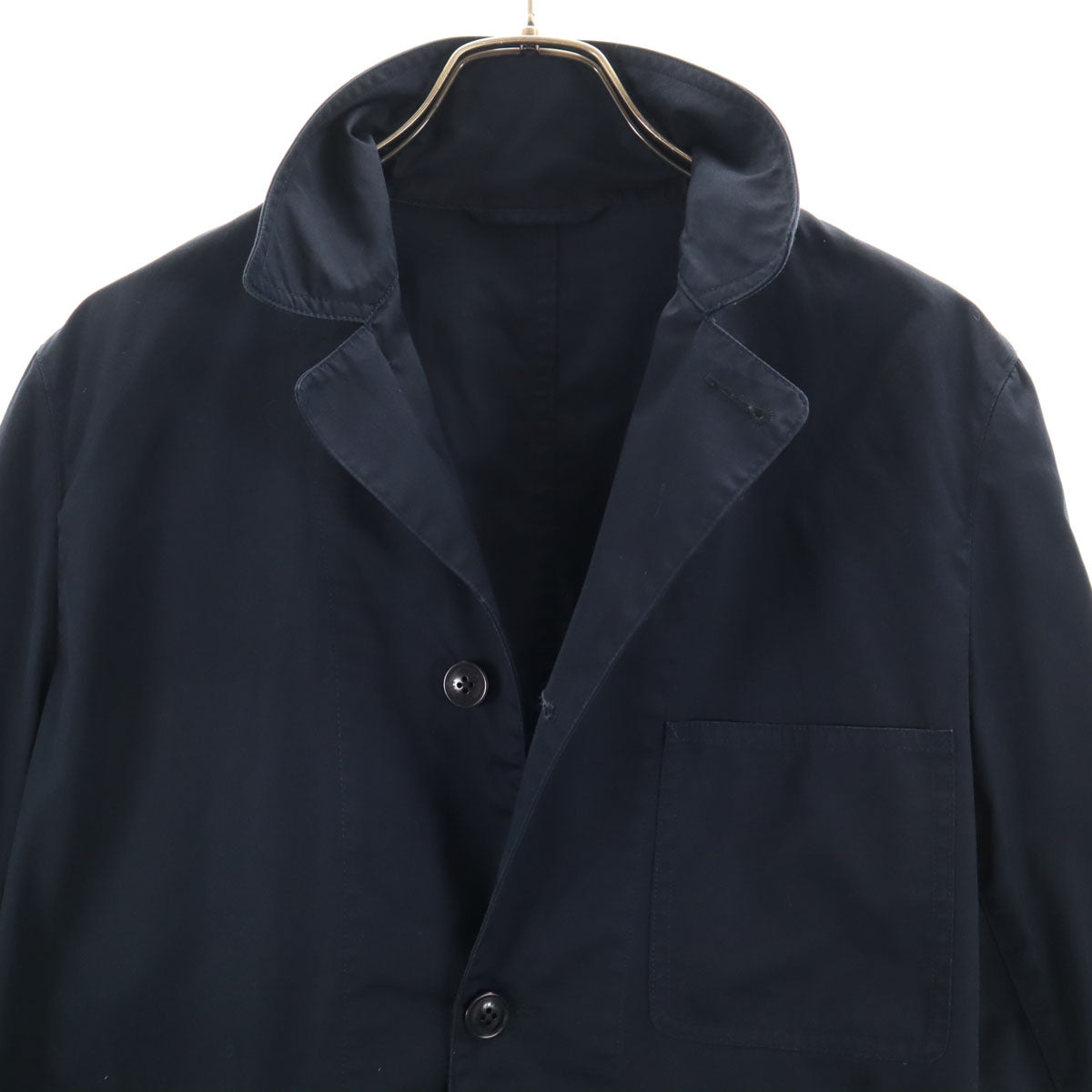 J.PRESS ジェイプレス ドライバーズ ジャケット L 濃紺 メンズ