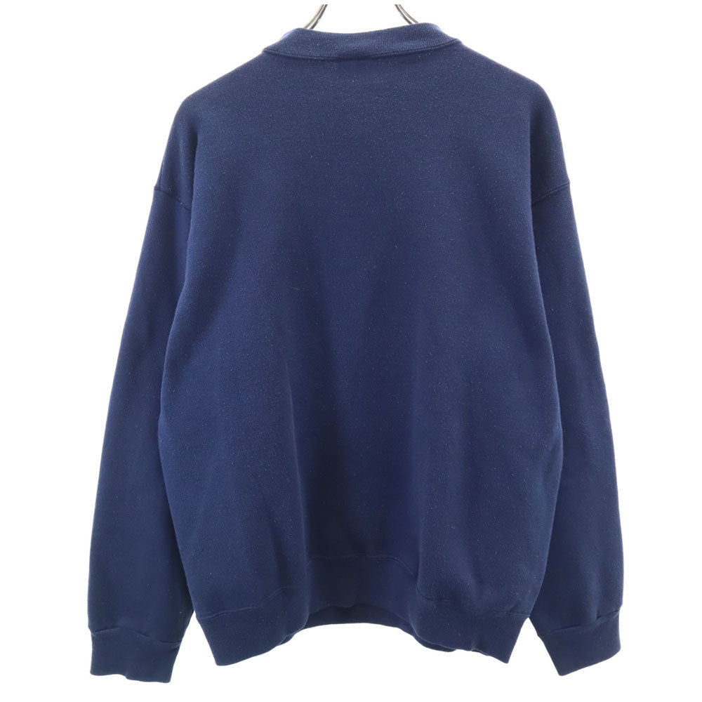 JOSTENS ジャスティンズ 90s USA製 オールド タズマニアンデビル 長袖 スウェット トレーナー L ネイビー ルーニーテューンズ メンズ