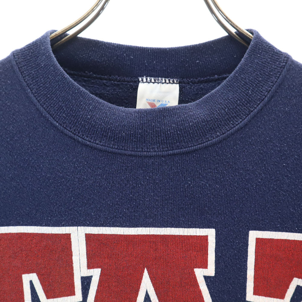 JOSTENS ジャスティンズ 90s USA製 オールド タズマニアンデビル 長袖 スウェット トレーナー L ネイビー ルーニーテューンズ メンズ