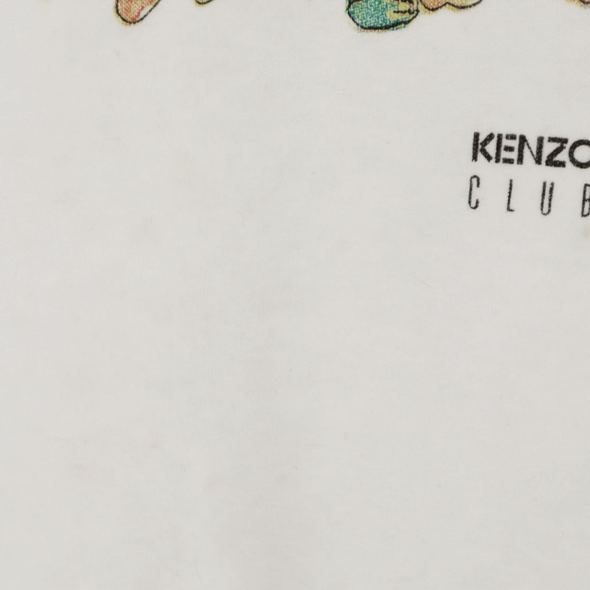 KENZO CLUB ケンゾークラブ 日本製 7分袖 Tシャツ 38 ホワイト レディース