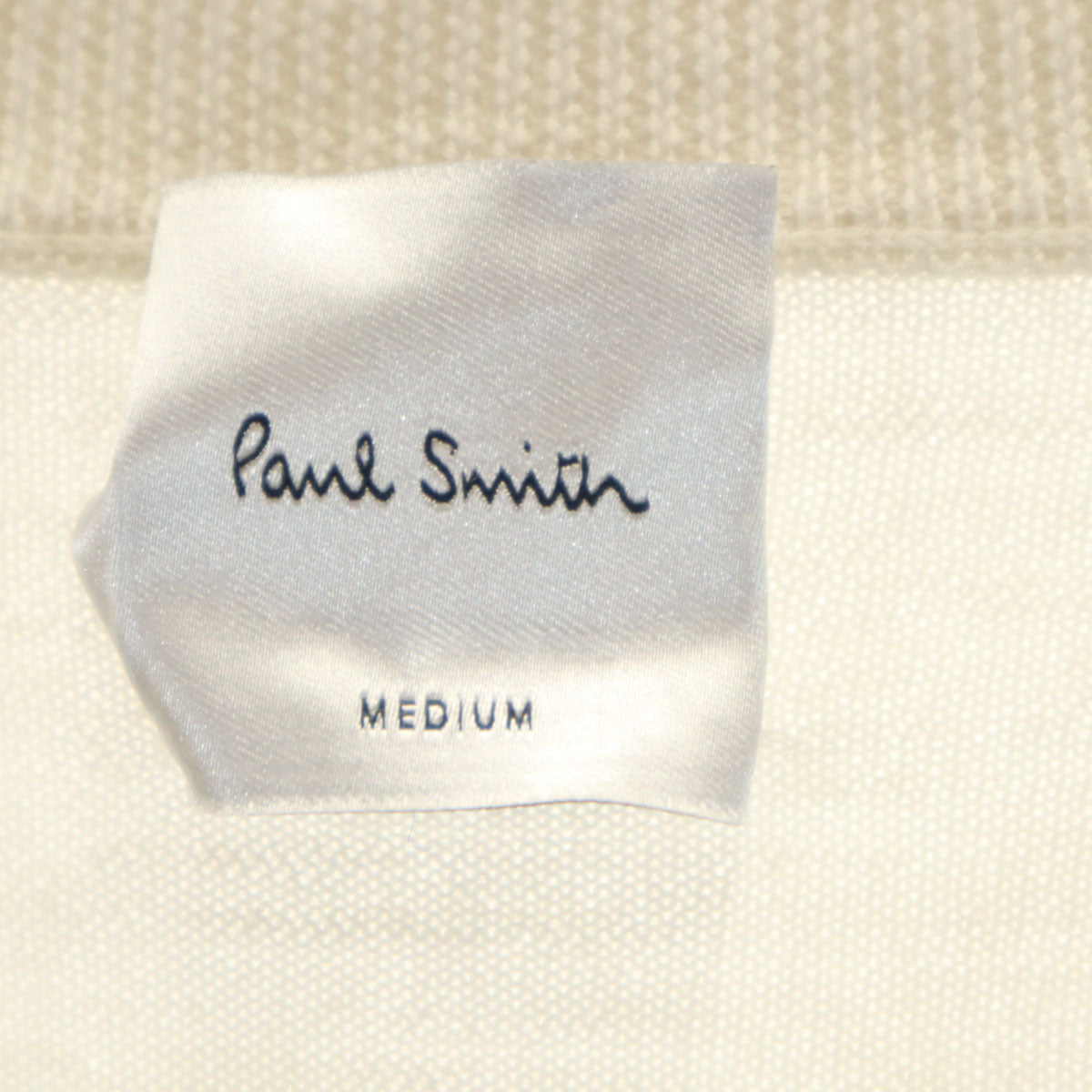 Paul Smith ポールスミス 長袖 Vネック ニットカーディガン M グレージュ メンズ