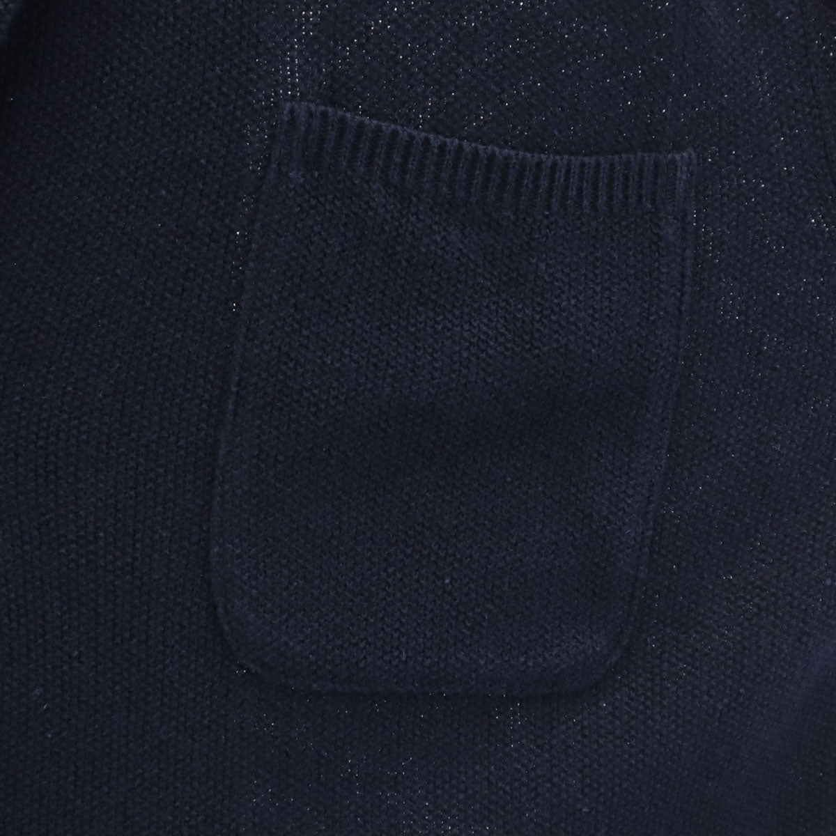 BATONER バトナー 日本製 リネンブレンド 長袖 ニットカーディガン 1 ネイビー メンズ