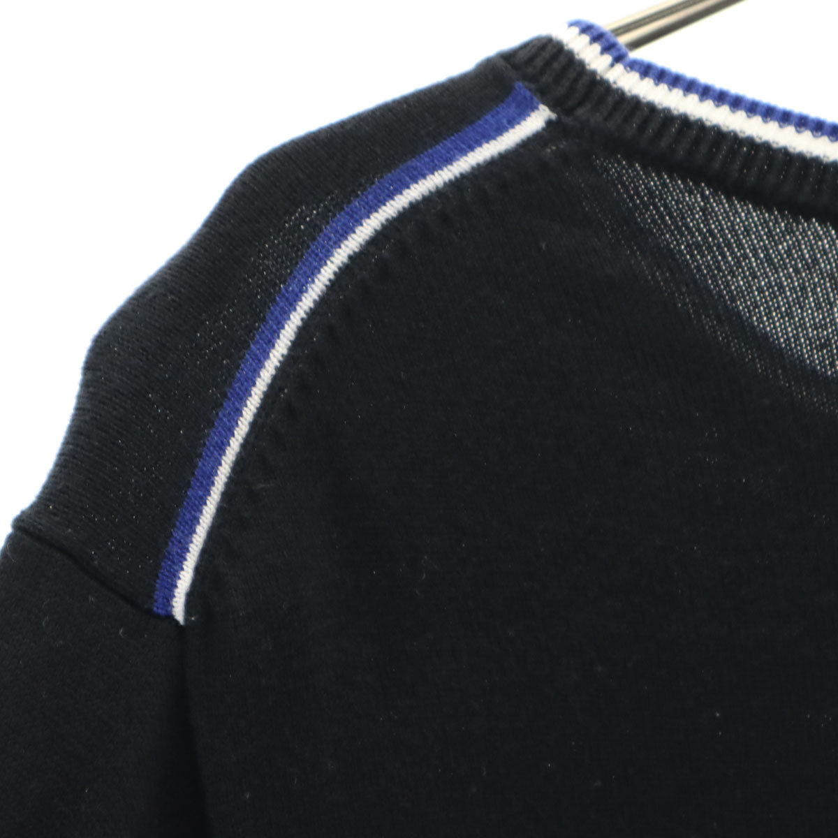 LACOSTE ラコステ 長袖 ニット 4 ブラック セーター メンズ