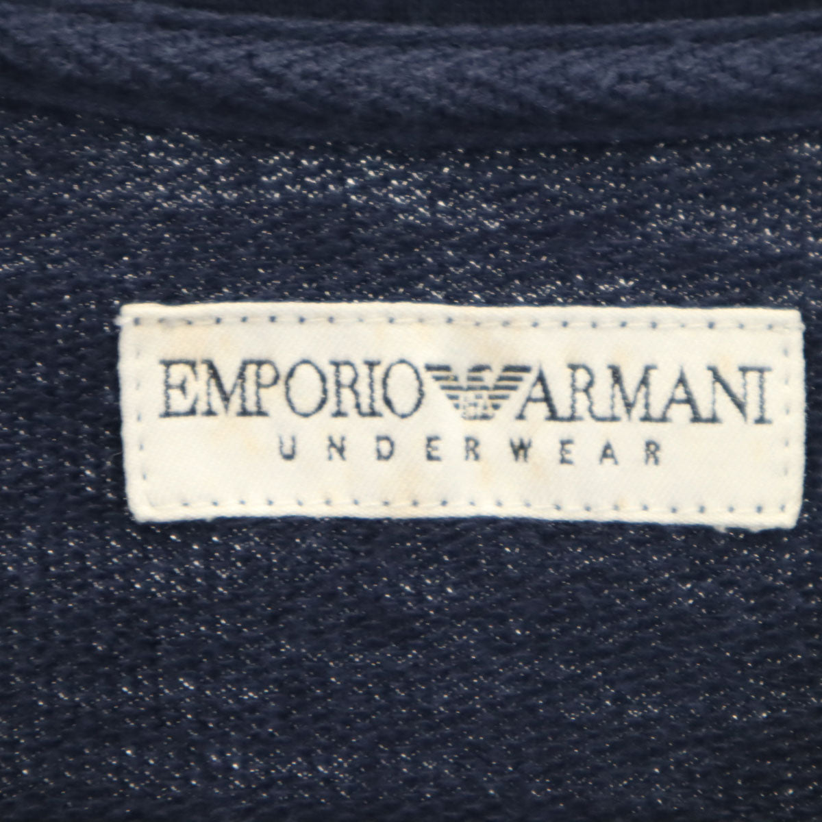 Emporio Armani エンポリオアルマーニ 長袖 スウェット トレーナー L ネイビー UNDERWEAR メンズ