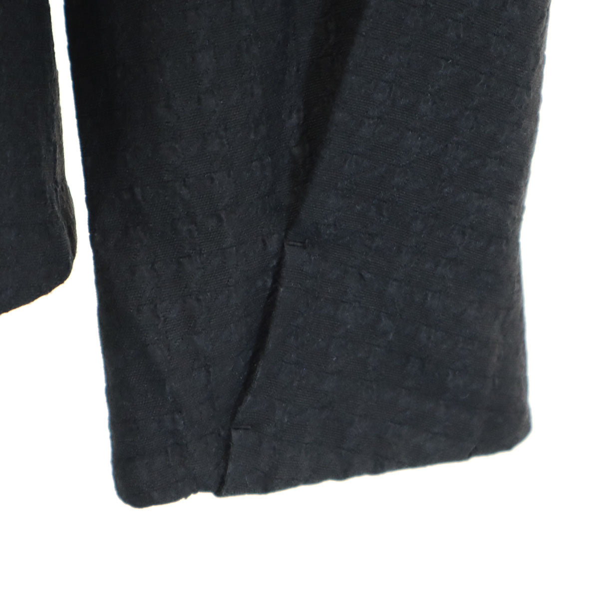 ARMANI COLLEZIONI アルマーニコレッツォーニ 総柄 長袖 ショールカラー ジャケット 36 ブラック系 レディース