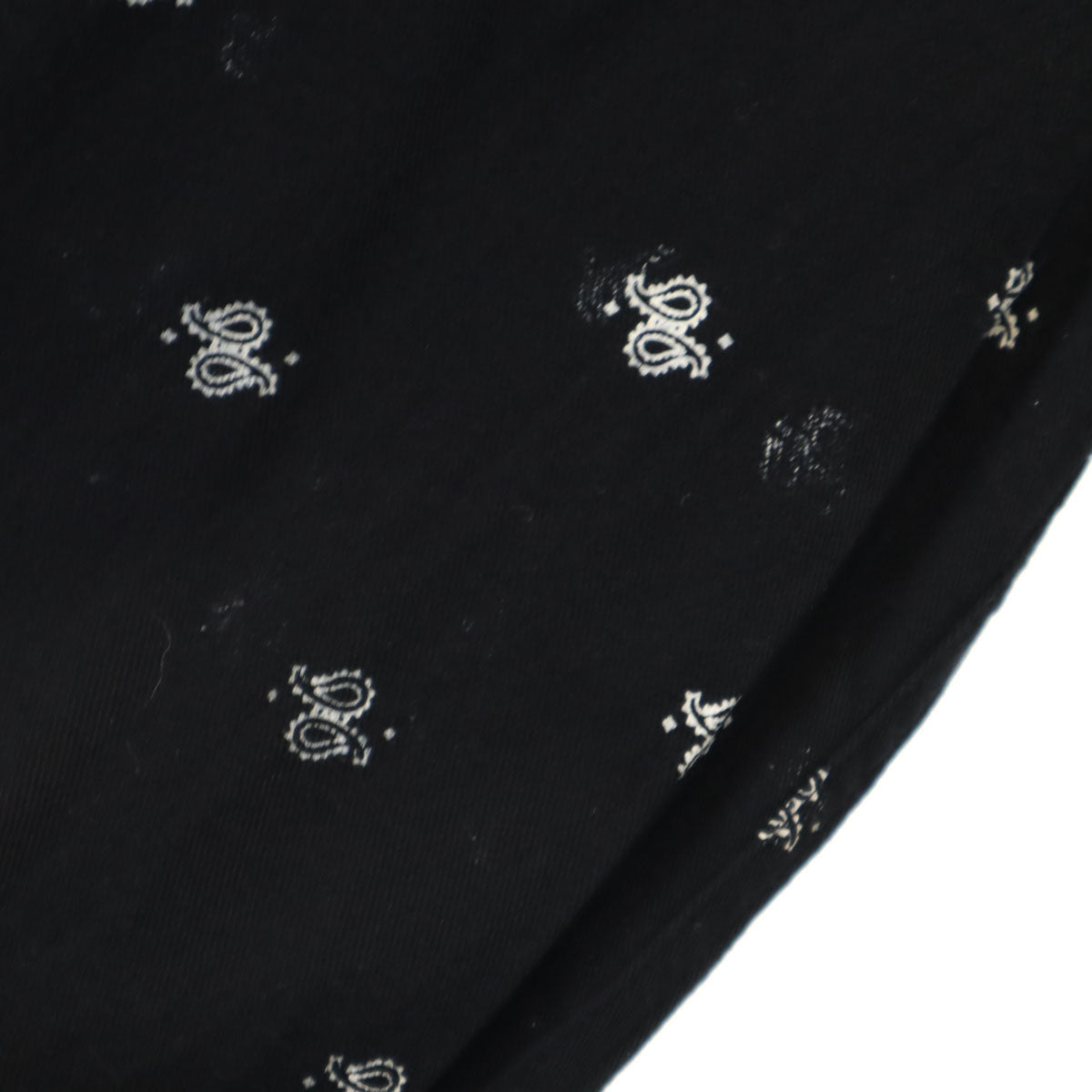 AMIRI アミリ USA製 総柄 長袖 ウエスタンシャツ L 黒 メンズ