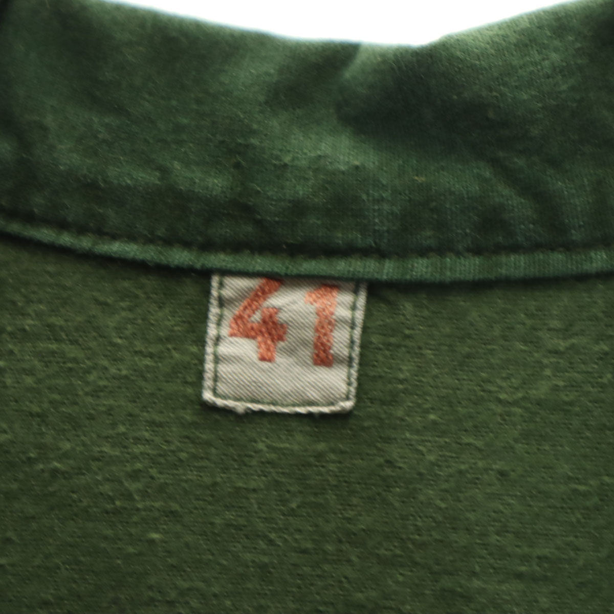 SWEDENISH ARMY スウェーデン軍 70s ヴィンテージ 長袖 M55 ロング シャツ 41 カーキ プルオーバー メンズ