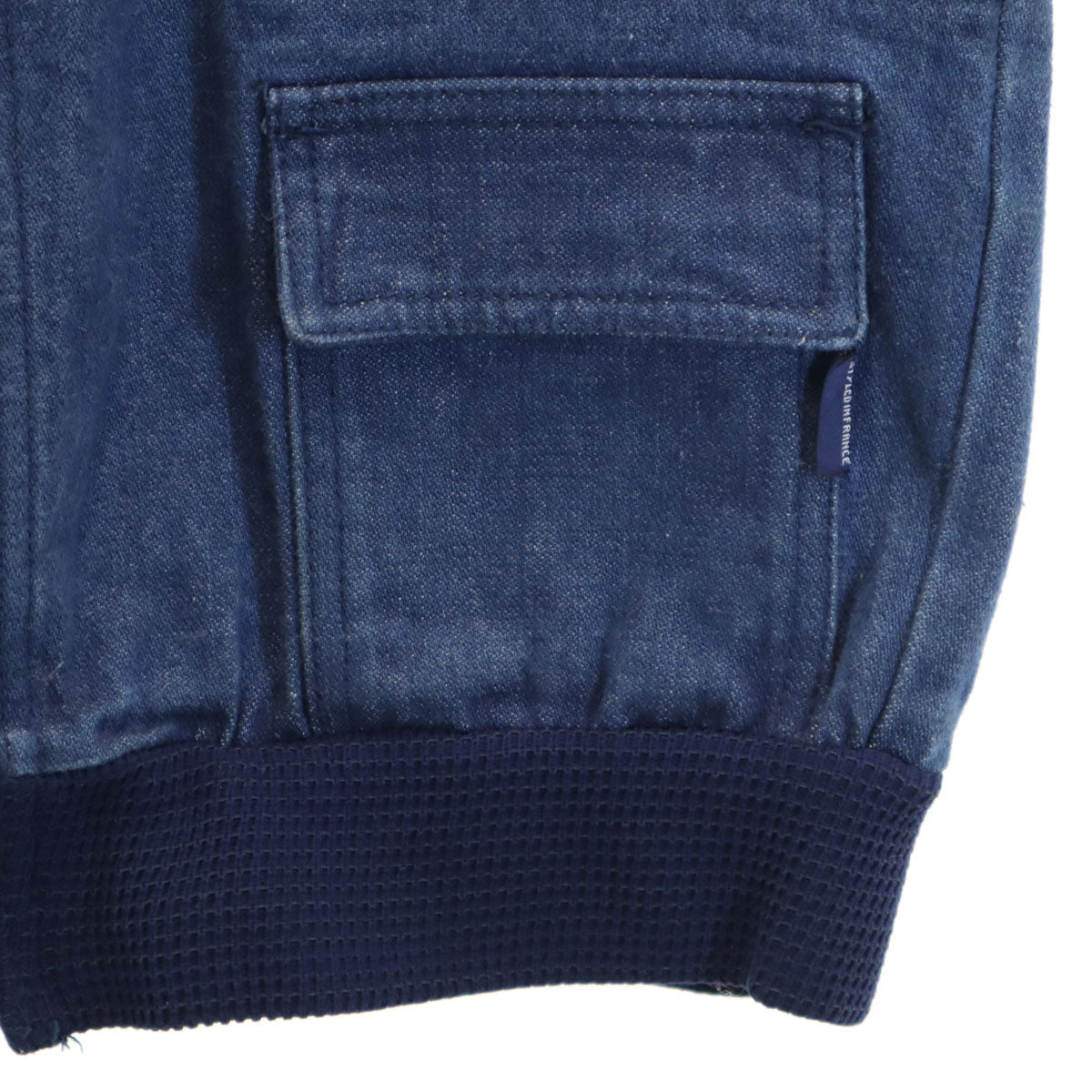 JACK JONES ジャック ジョーンズ 70s 80s ヴィンテージ ユーロワーク キルティング切替 ブルゾン 42 インディゴ レディース