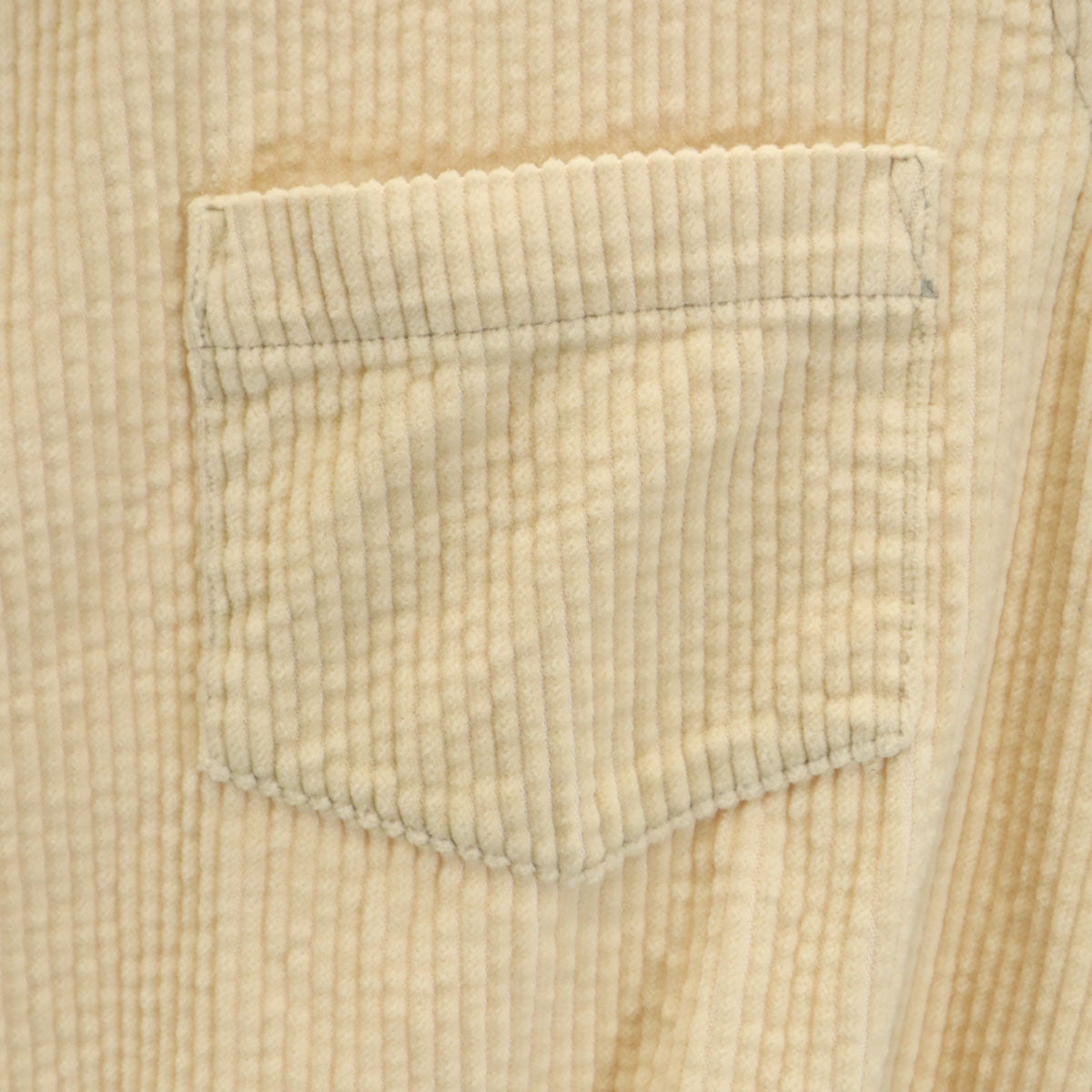 MAINSTREET BLUES 長袖 コーデュロイシャツ L ベージュ メンズ