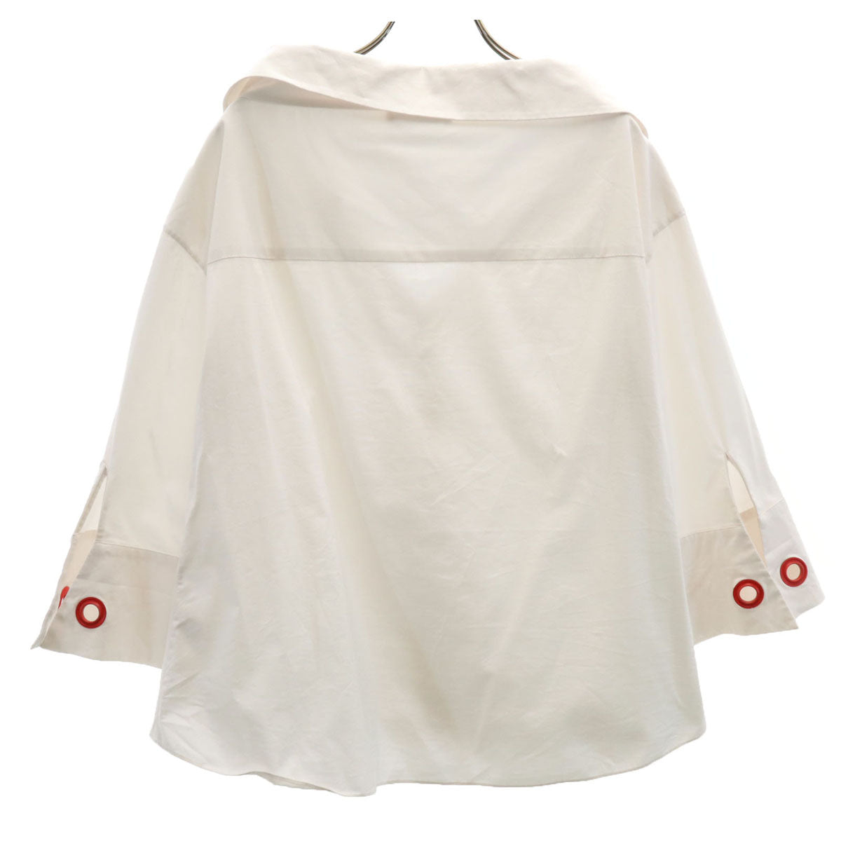 Alice and Olivia アリスアンドオリビア 7分袖 スキッパー シャツ S 白 レディース