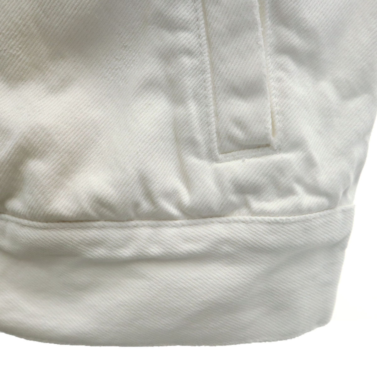 PRADA プラダ イタリア製 デニムジャケット 48 ホワイト メンズ