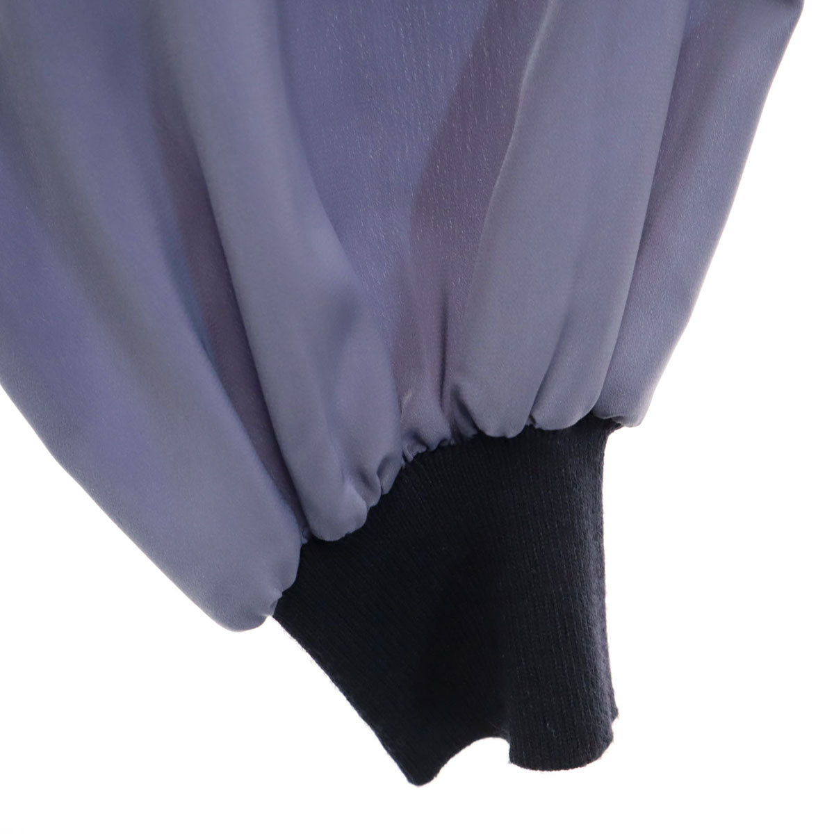 LANVIN en Bleu ランバンオンブルー ウールブレンド 長袖 ニット 38 ネイビー系 レディース