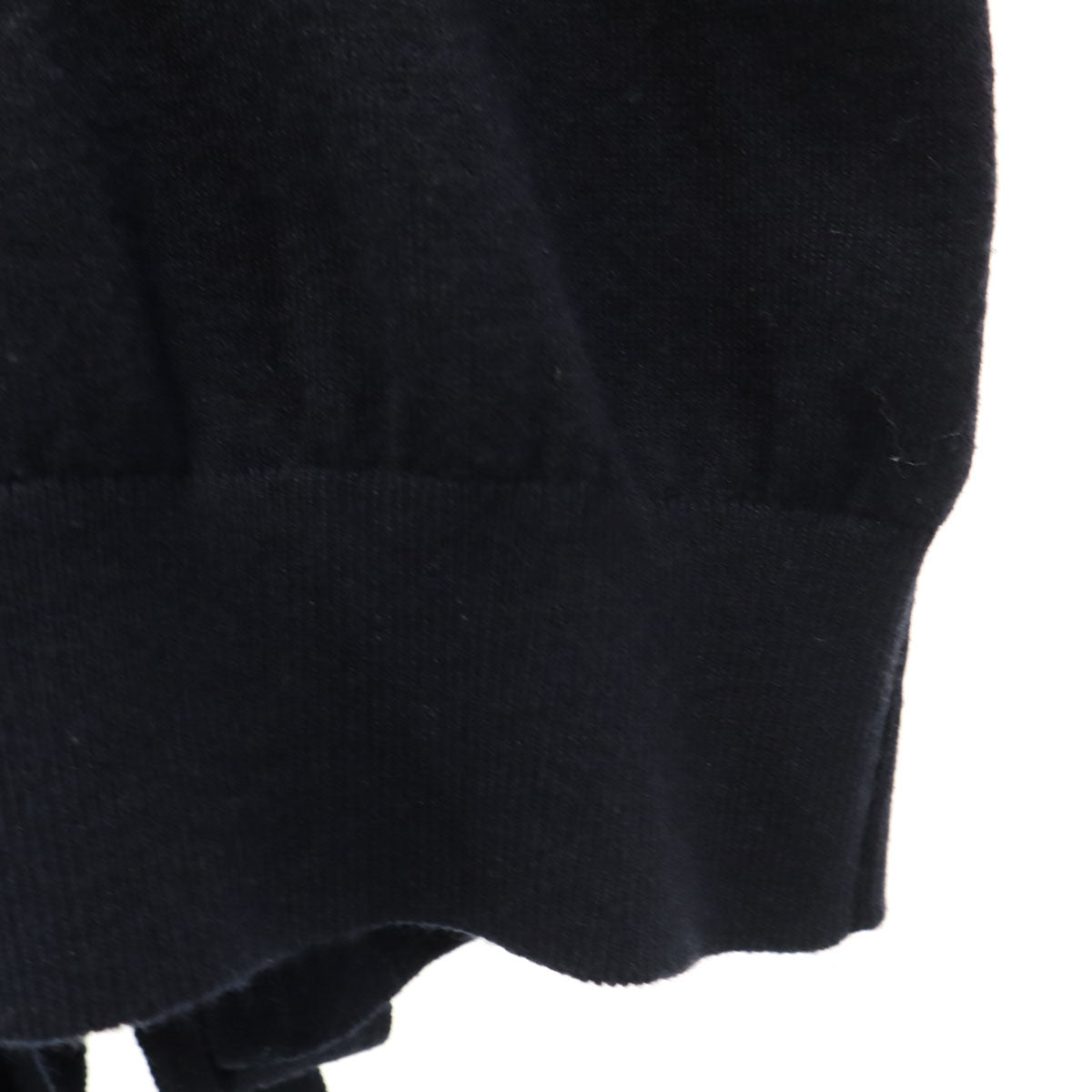 LANVIN en Bleu ランバンオンブルー ウールブレンド 長袖 ニット 38 ネイビー系 レディース