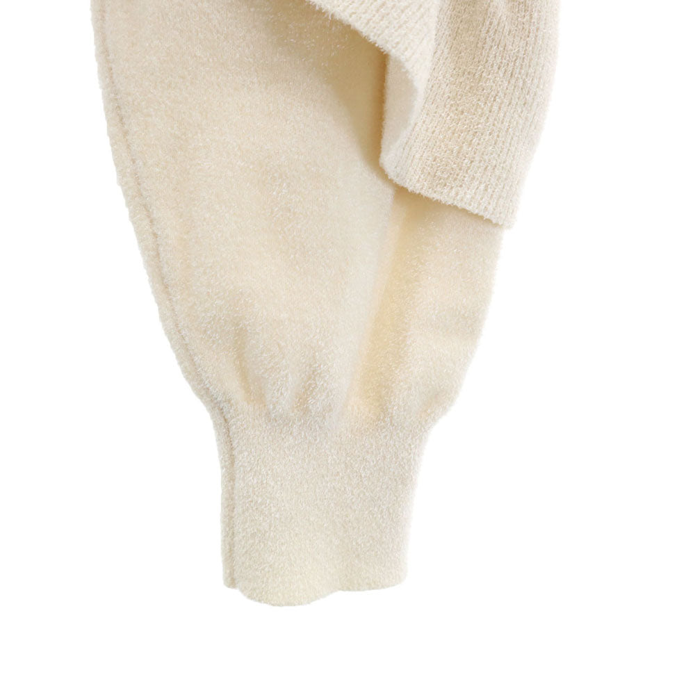 gelato pique ジェラートピケ アルフォンス・ミュシャ コラボ 長袖 フリル カーディガン F ベージュ x Mucha PWNT232048 レディース