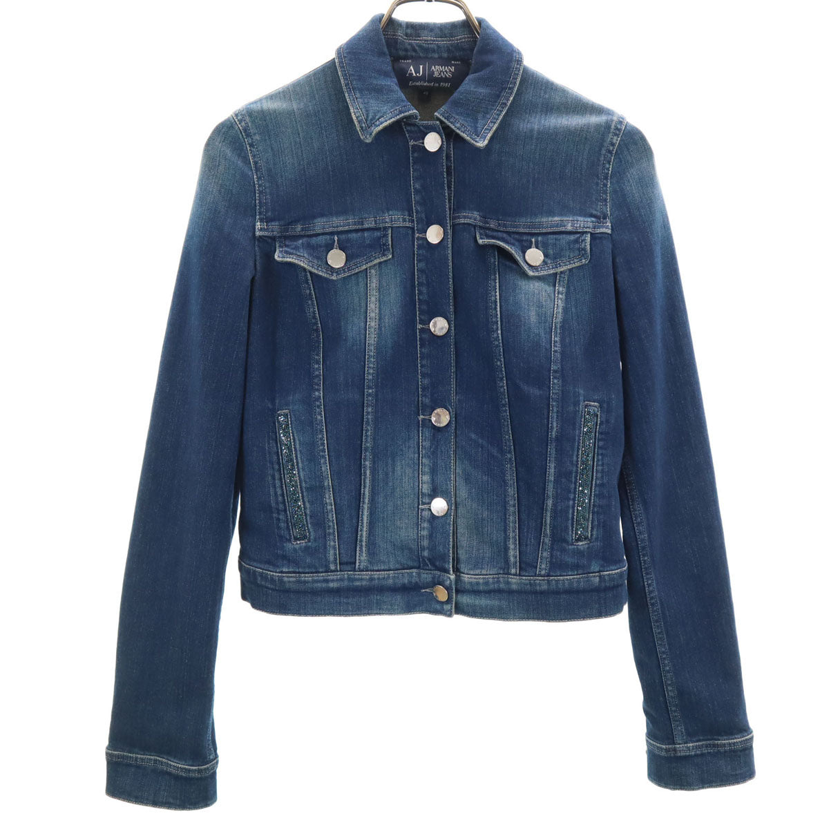 ARMANI JEANS アルマーニジーンズ デニムジャケット 40 レディース