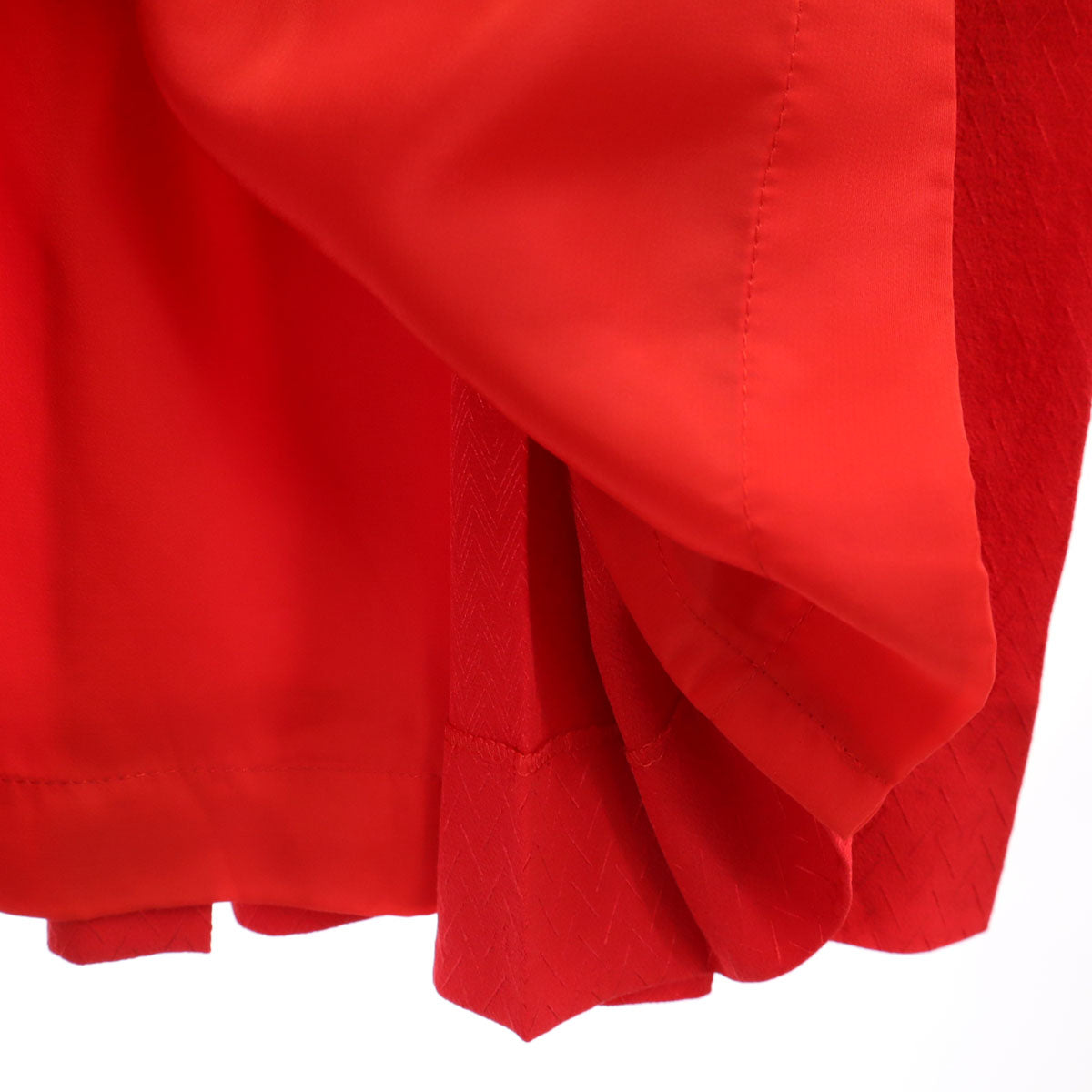 Christian Dior PRET-A-PORTER クリスチャンディオール プレタポルテ 90s オールド 総柄 長袖 シャツ 上下 セットアップ 7 レッド レディース