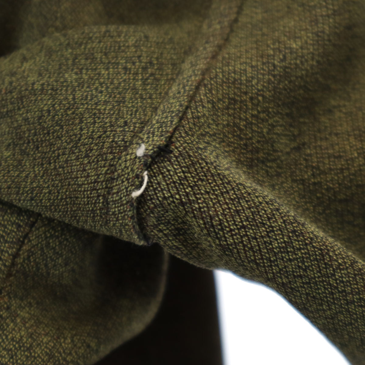 60s ヴィンテージ サファリジャケット 上下 セットアップ カーキ系 メンズ