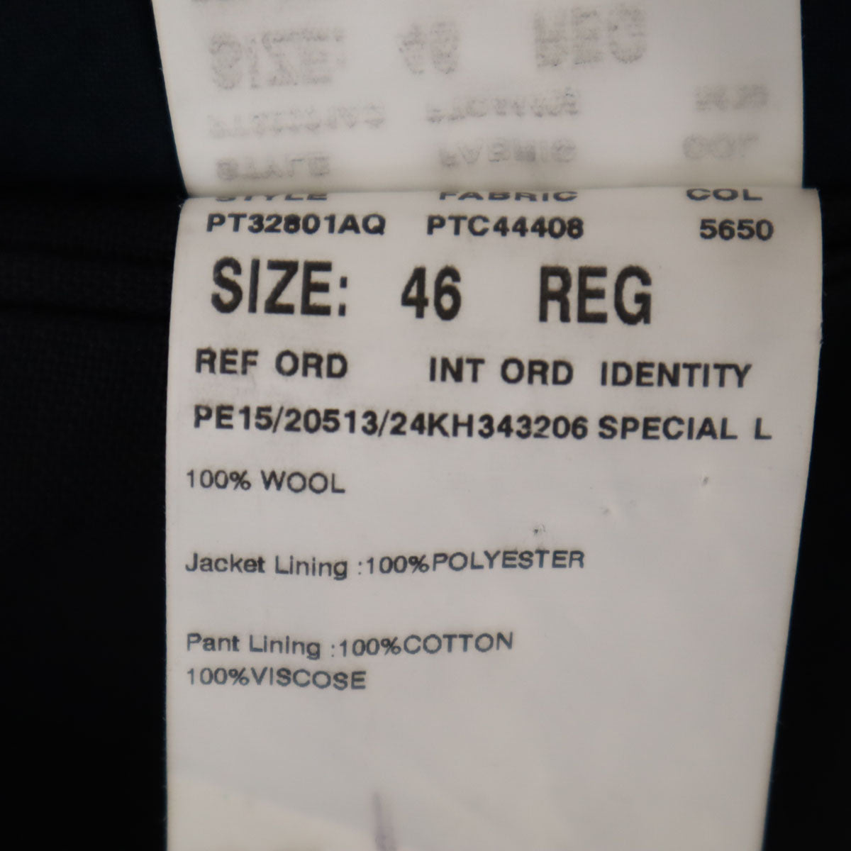 LARDINI ラルディーニ イタリア製 シングル スーツ 上下 セットアップ 46 濃紺 メンズ