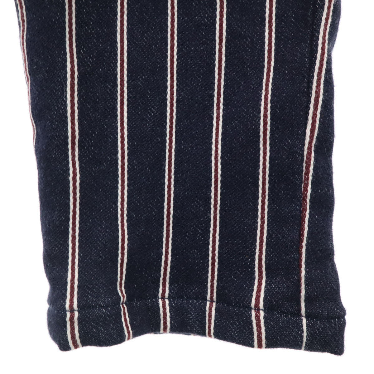 RICORZO リコルゾ 日本製 ストライプ柄 スウェット ダブル スーツ 上下 セットアップ 32 ネイビー カジュアル メンズ