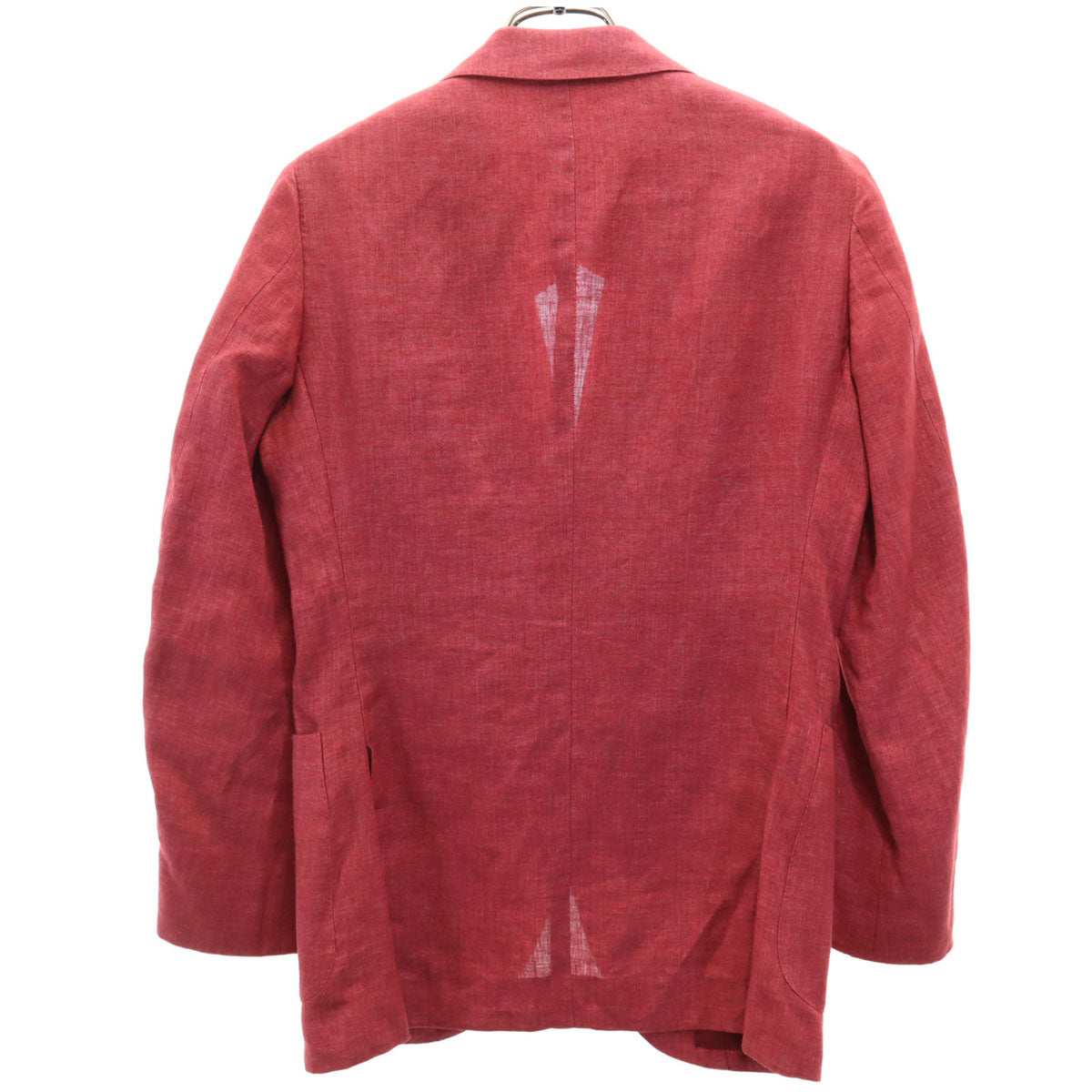 Custom Tailor BEAMS カスタムテーラー ビームス 日本製 リネン テーラードジャケット 赤 DRAPERS メンズ