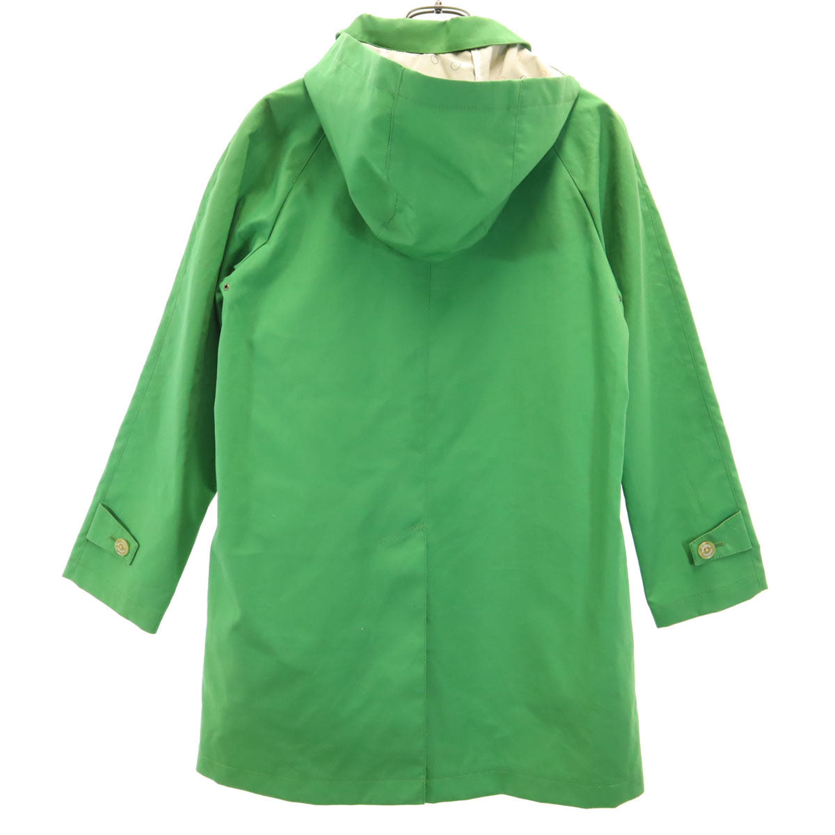 MACKINTOSH PHILOSOPHY マッキントッシュフィロソフィー 日本製 ステンカラーコート 36 グリーン系 ライナー付き 三陽商会 レディース