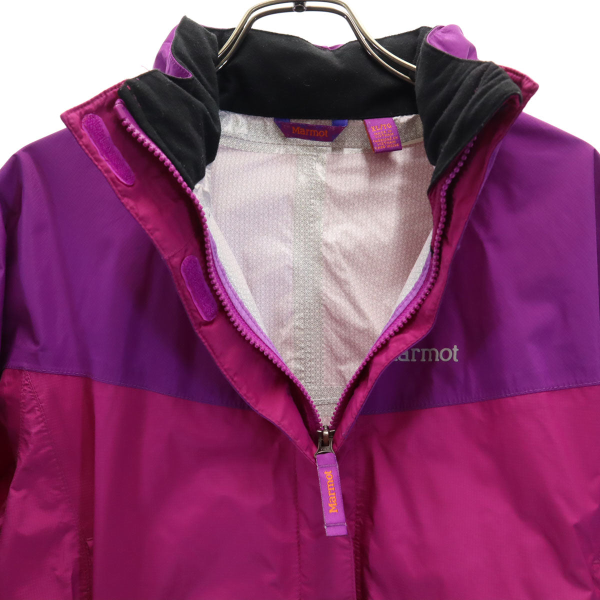 MARMOT マーモット アウトドアジャケット XL パープル 防水 レディース