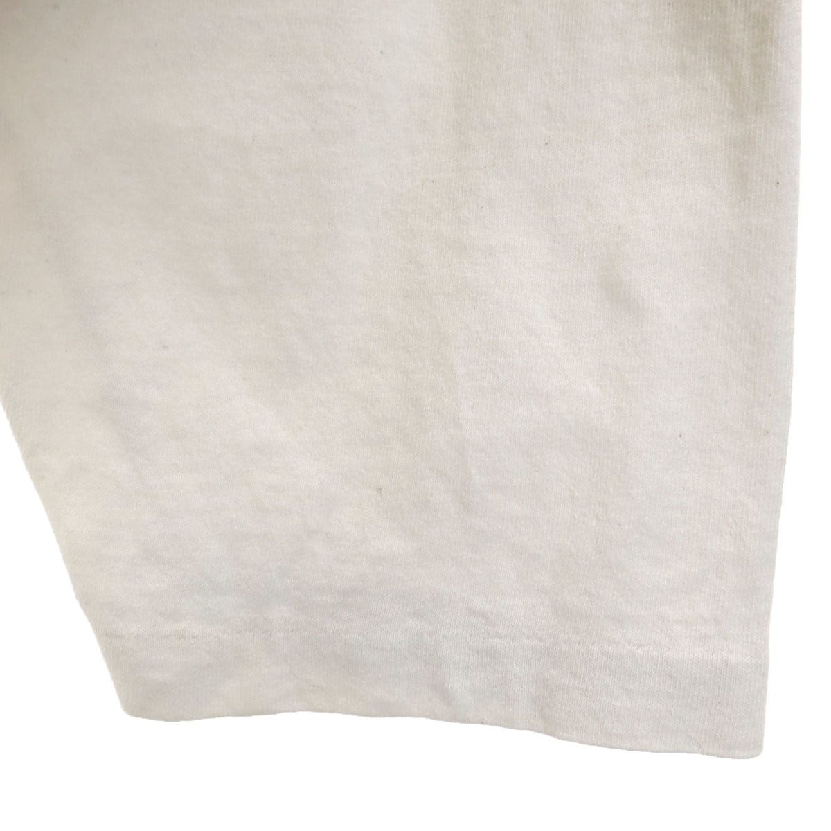 The Cotton Exchange ザコットンエクスチェンジ 90s USA製 オールド AUBURN FOOTBALL 7分袖 Tシャツ M アイボリー メンズ