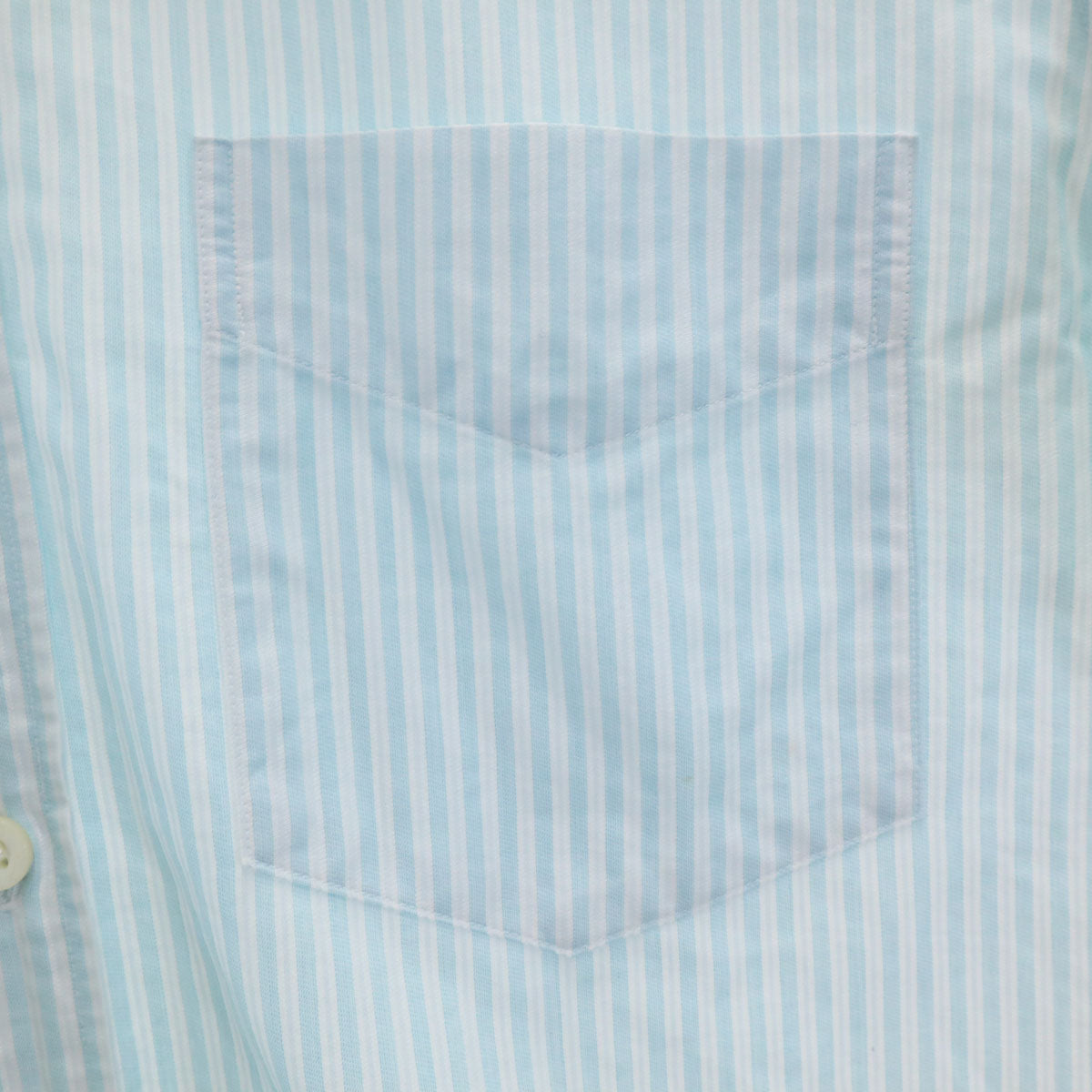 Paul Smith LONDON ポールスミスロンドン 日本製 ストライプ柄 長袖 コットンシャツ S 水色 メンズ