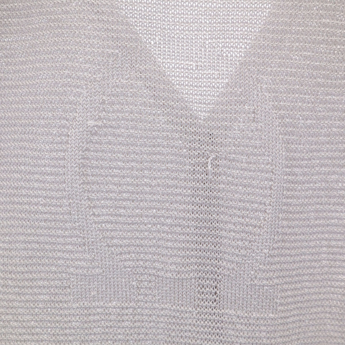 Salvatore Ferragamo サルヴァトーレフェラガモ 90s イタリア製 シルク オールド 長袖 Vネック ニットカーディガン M グレー レディース