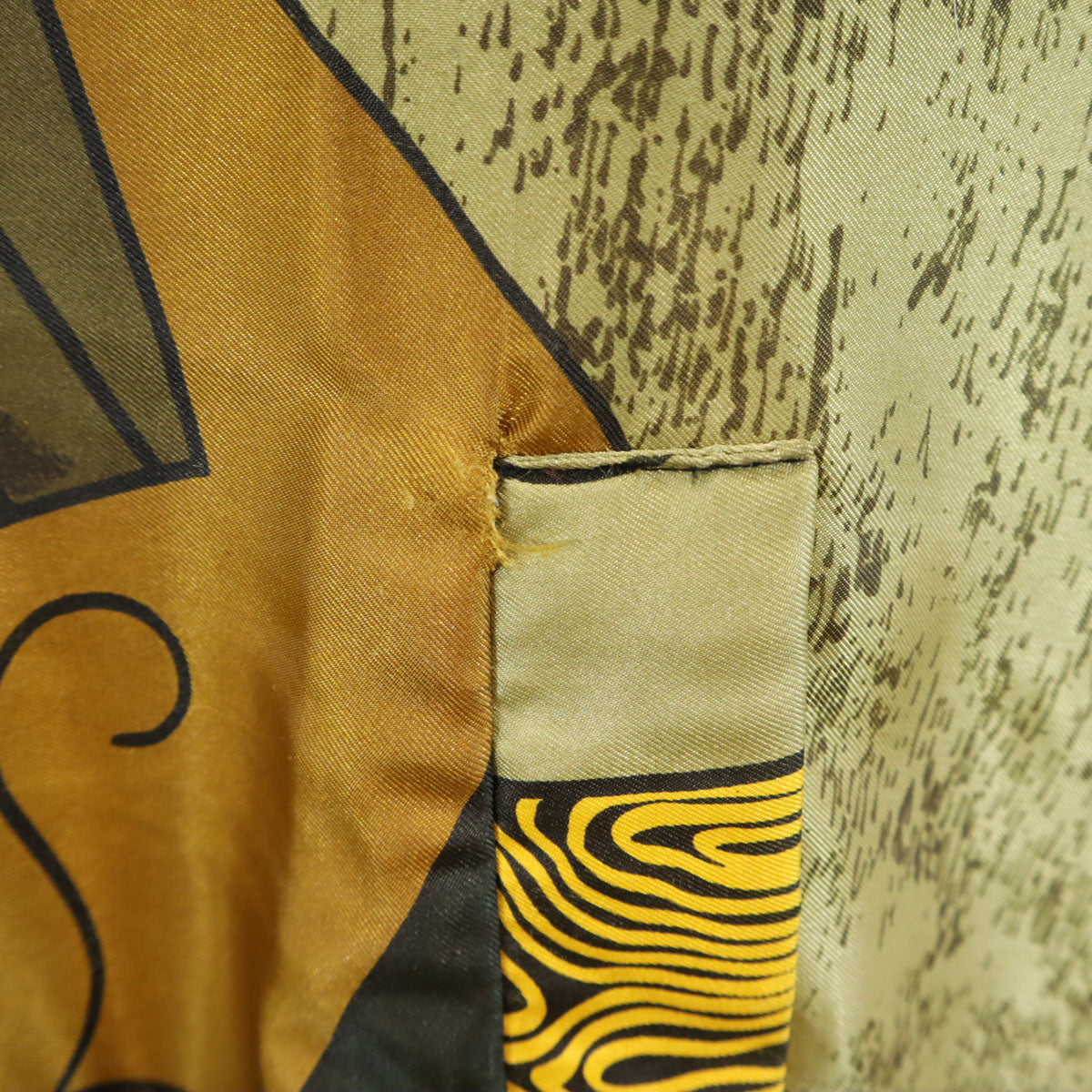 ピカソ リバーシブル ジャケット オリーブ系 メンズ