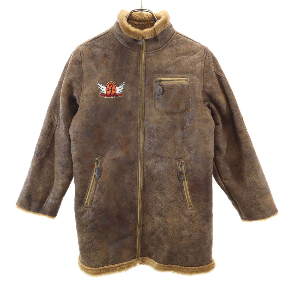 JC de CASTELBAJAC カステルバジャック フェイク ムートンコート 140 ブラウン KIDS SPORT キッズ