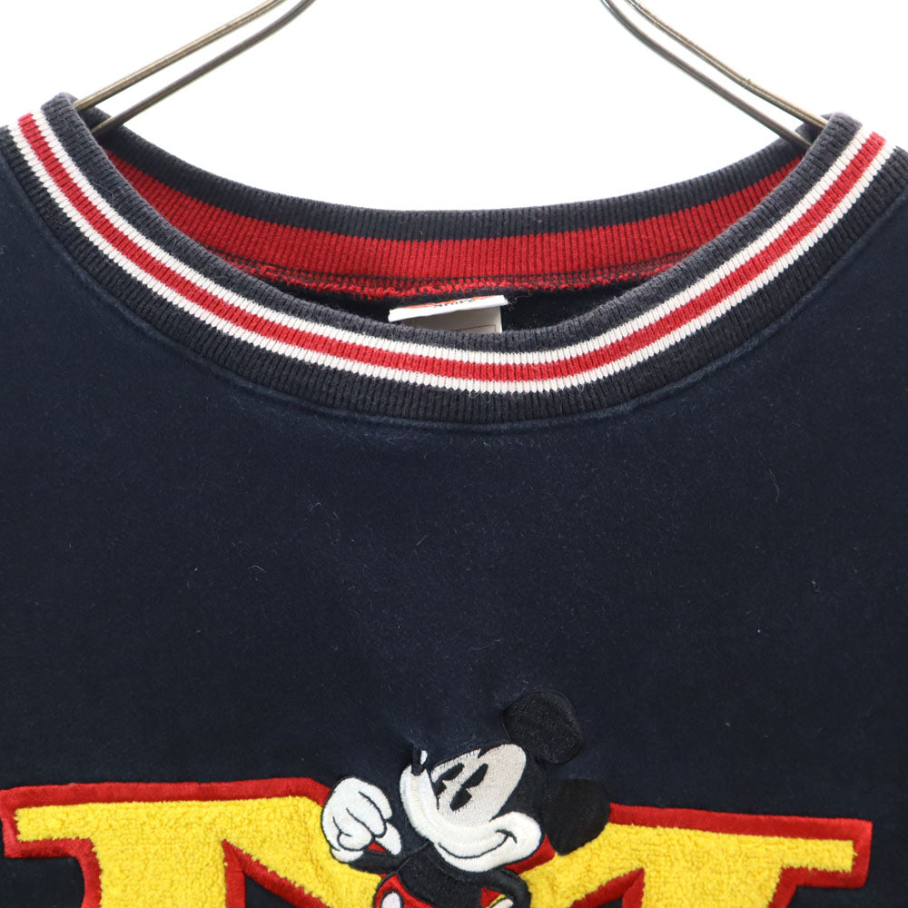THE Disney STORE ザディズニーストア 90s オールド スウェット トレーナー L ネイビー メンズ
